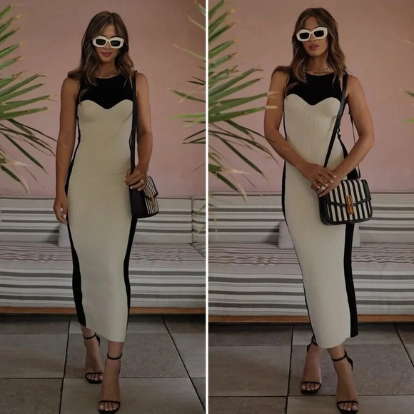 Mara Hoffman Aleks Ribbed-Knit Cotton Maxi Dress Size XS - Picture 3 of 14